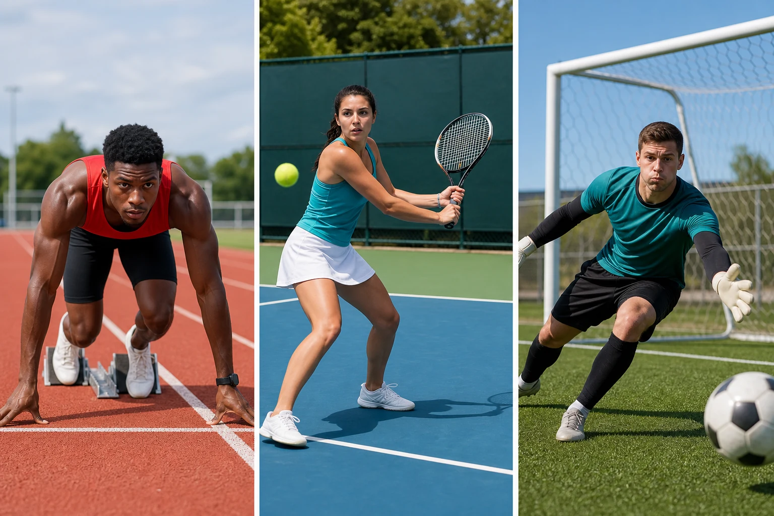 Sports reaction examples